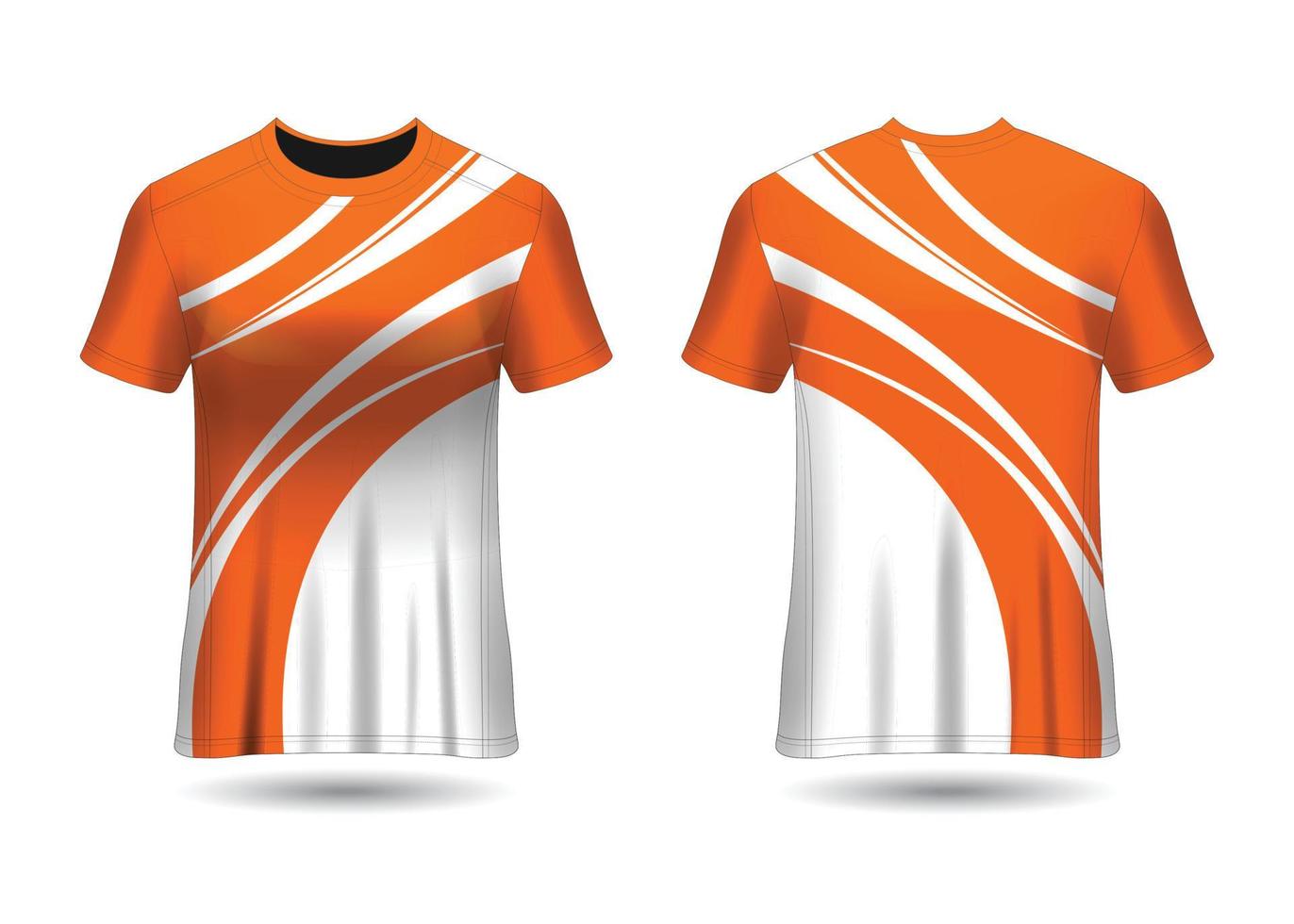 sport racing jersey designmall för team uniformer vektor