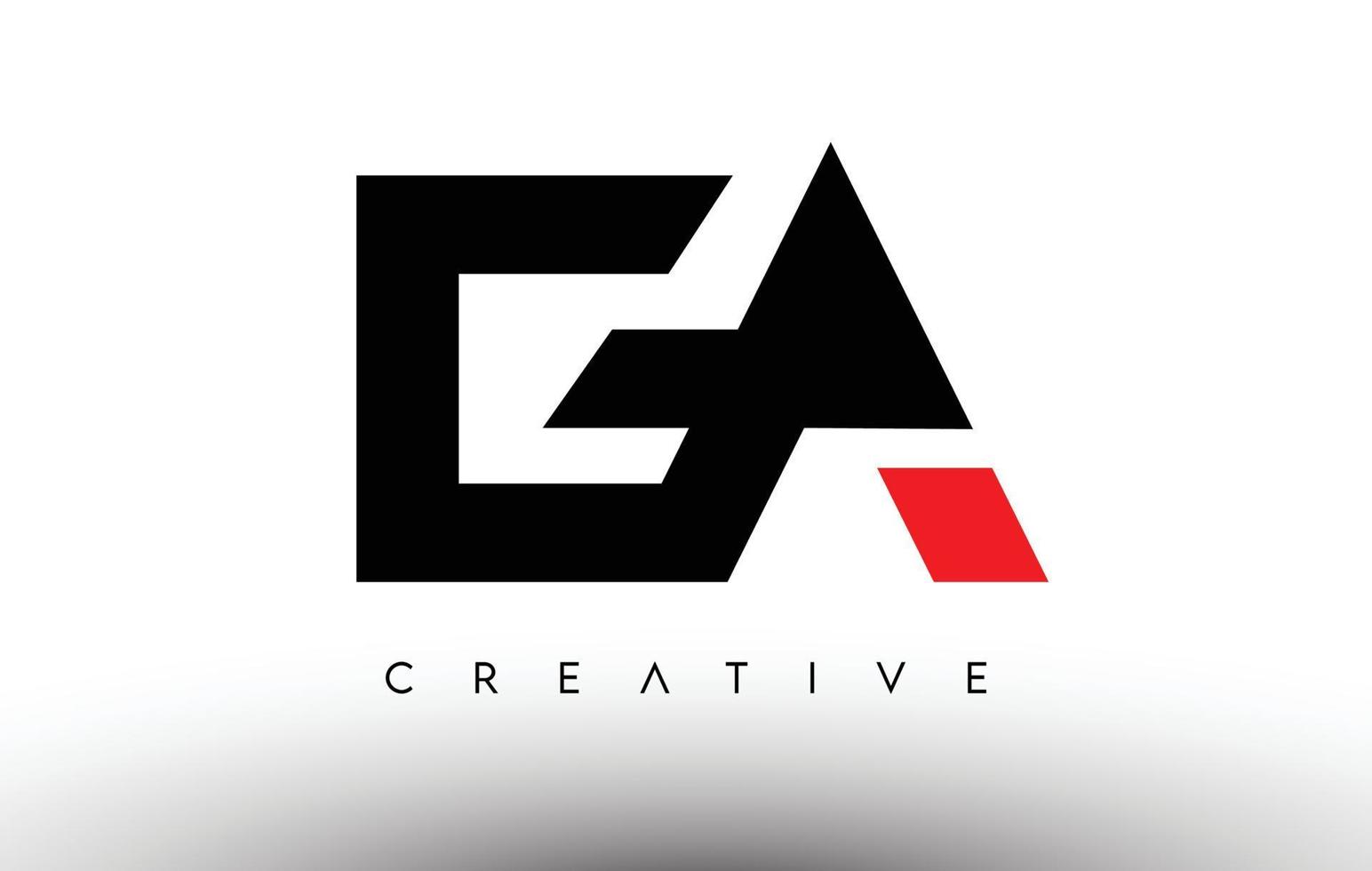 ea kreatives modernes Brieflogo-Design. ea Symbol Buchstaben Logo Vektor