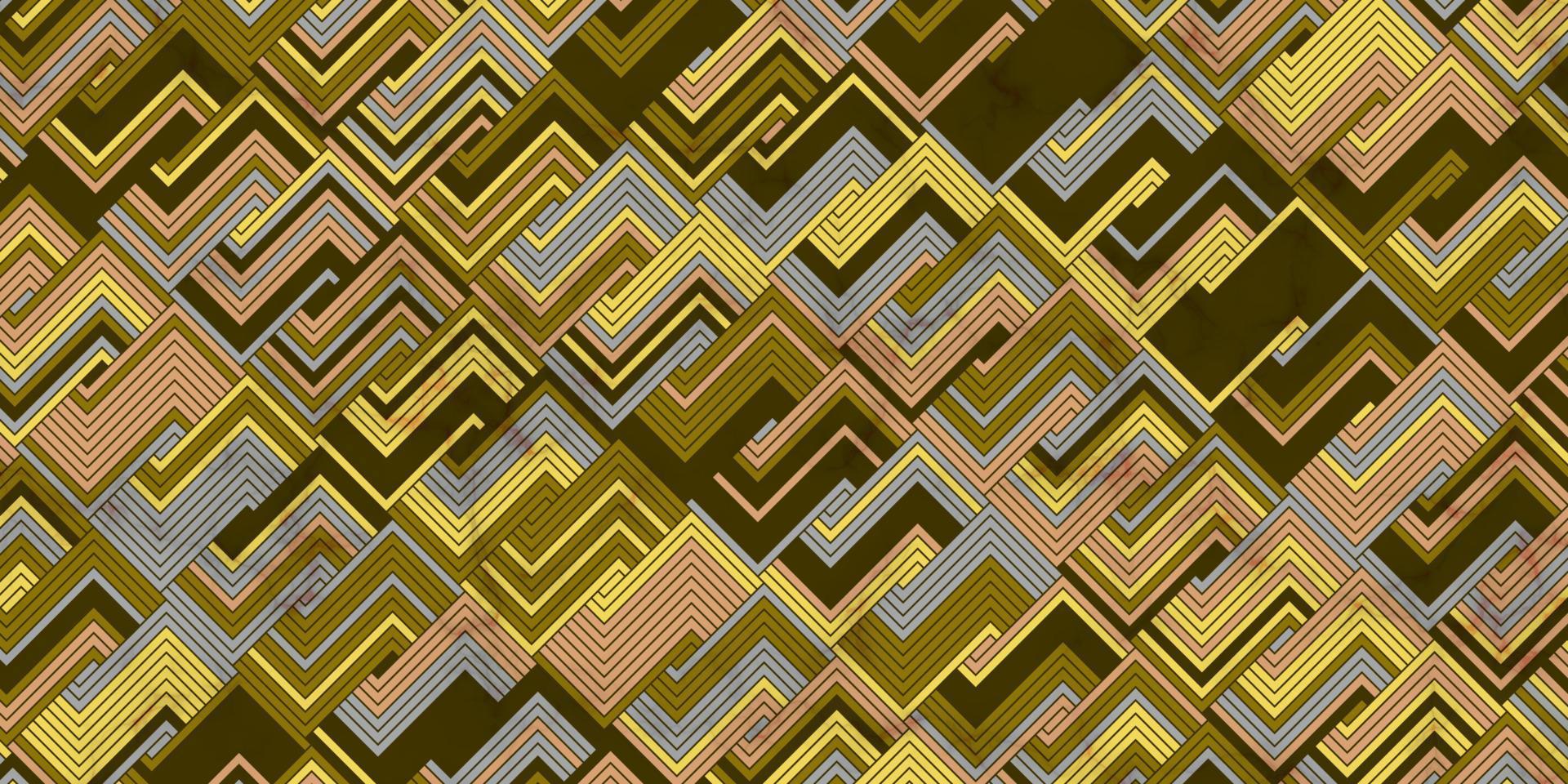 geometrisches Muster mit Streifen und Marmorstruktur vektor