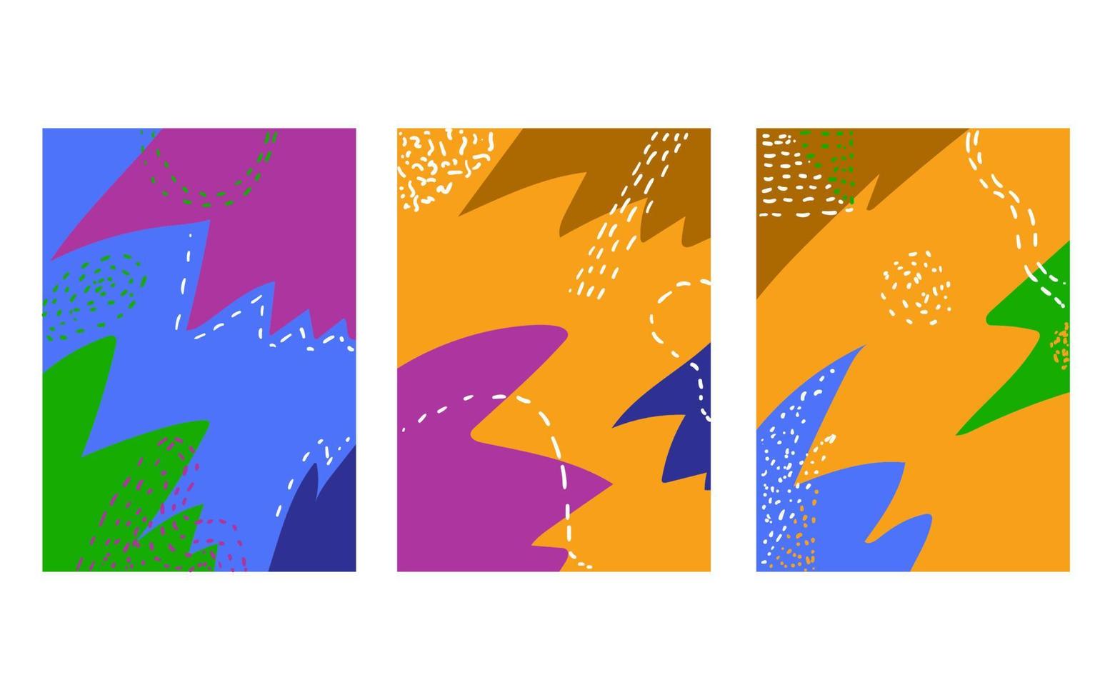 abstrakter Pop-Art-Farbhintergrund mit Memphis-Muster geometrischer Formen Hipster 80er-90er Jahre Stil-Vektor-Illustration vektor