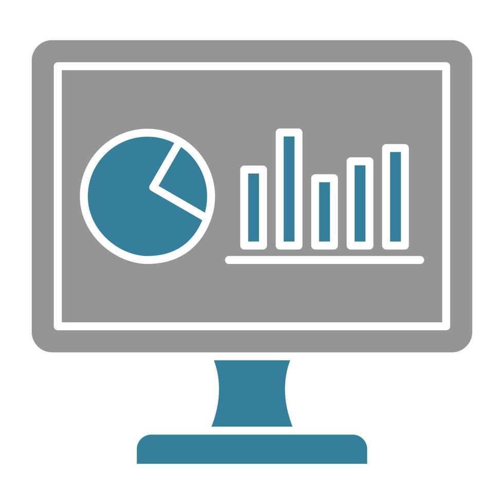 Dashboard-Glyphe zweifarbiges Symbol vektor