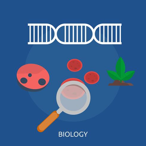 Biologi Konceptuell illustration Design vektor