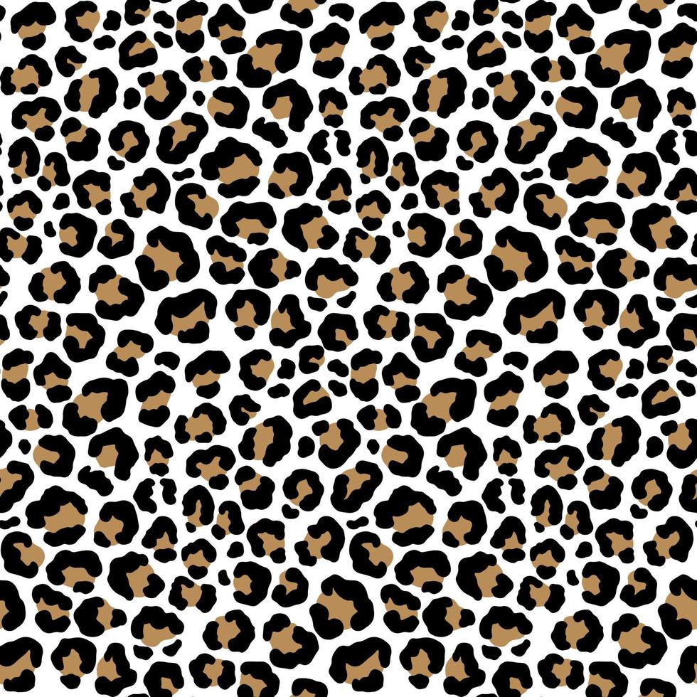 leopard djur motiv vektor sömlös design