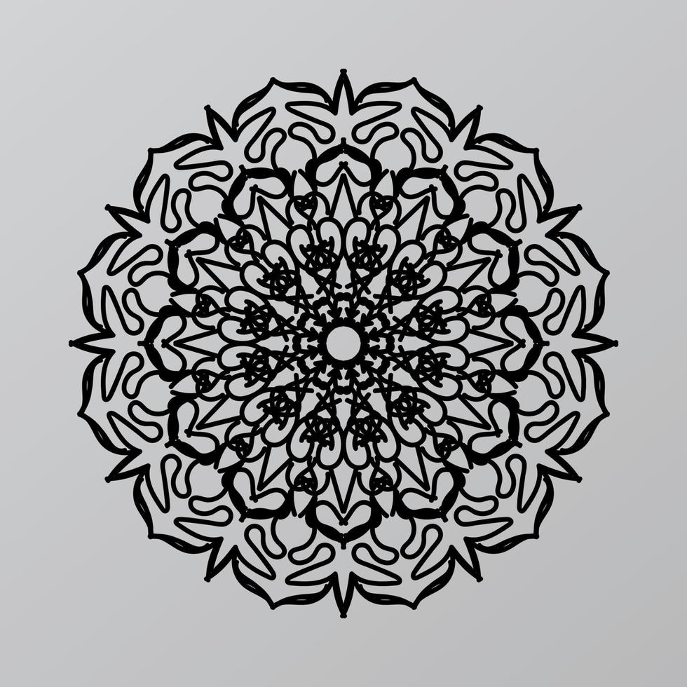 mandalas för målarbok. dekorativa runda ornament. ovanlig blomform. orientalisk vektor, anti-stress terapimönster. väv designelement. yoga logotyper vektor. vektor