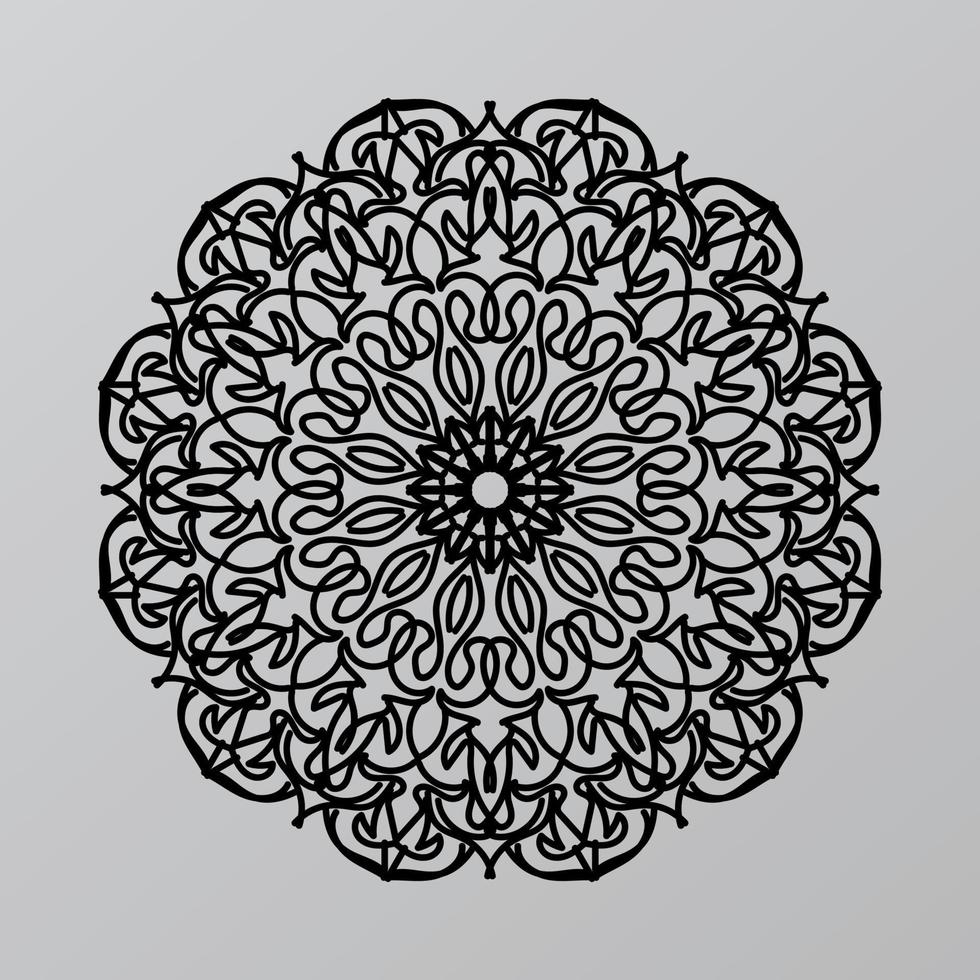 mandalas för målarbok. dekorativa runda ornament. ovanlig blomform. orientalisk vektor, anti-stress terapimönster. väv designelement. yoga logotyper vektor. vektor