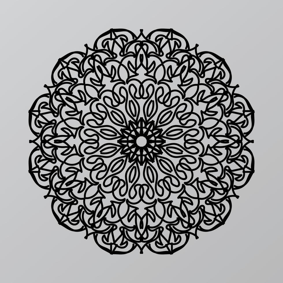 Mandalas für Malbuch. dekorative runde ornamente. ungewöhnliche Blütenform. orientalischer Vektor, Anti-Stress-Therapiemuster. Designelemente zu weben. Yoga-Logos-Vektor. vektor