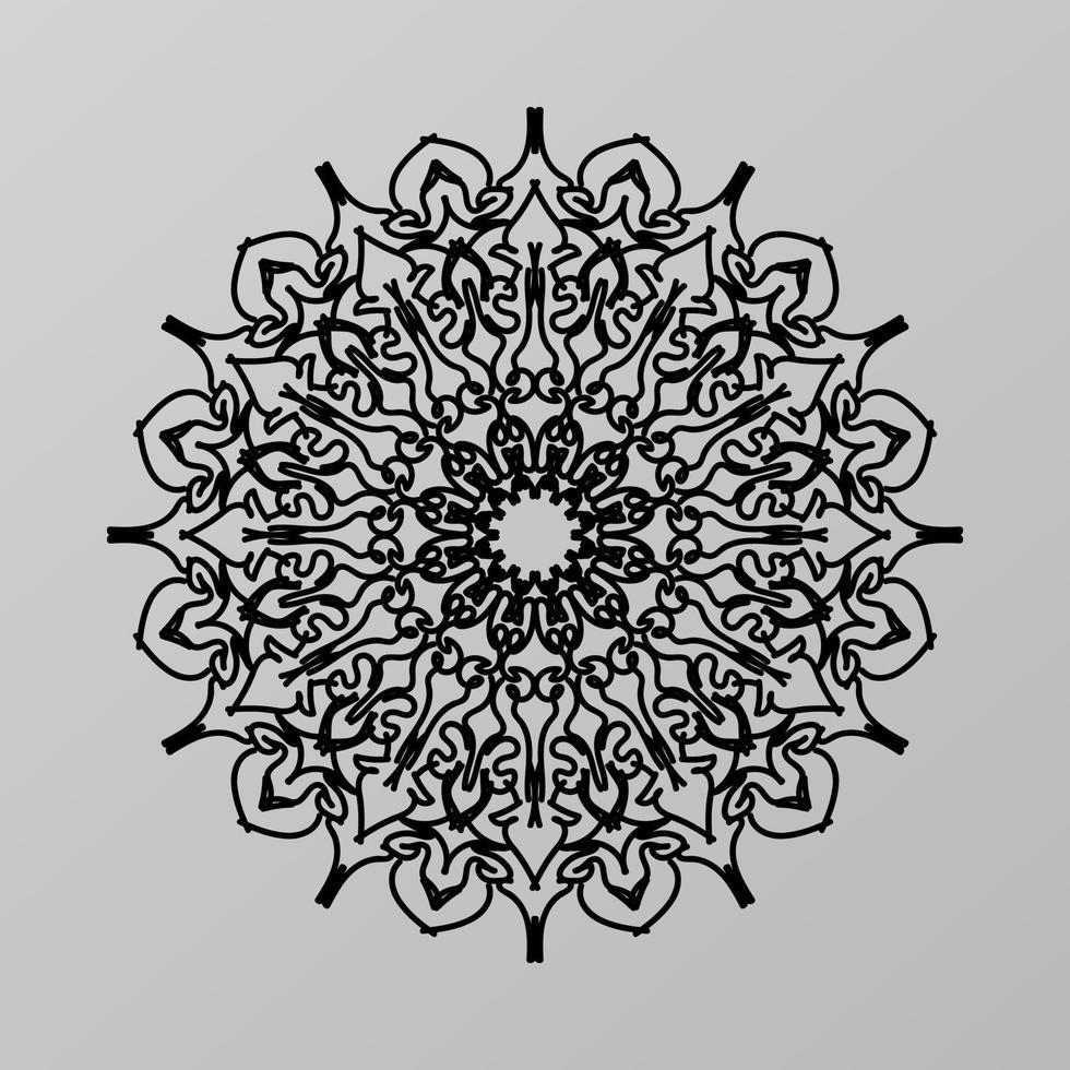 Mandalas für Malbuch. dekorative runde ornamente. ungewöhnliche Blütenform. orientalischer Vektor, Anti-Stress-Therapiemuster. Designelemente zu weben. Yoga-Logos-Vektor. vektor