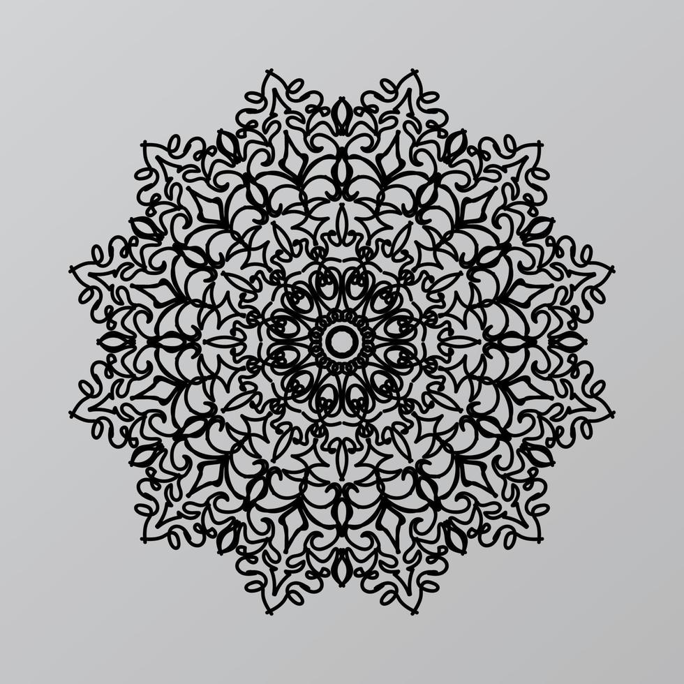 Mandalas für Malbuch. dekorative runde ornamente. ungewöhnliche Blütenform. orientalischer Vektor, Anti-Stress-Therapiemuster. Designelemente zu weben. Yoga-Logos-Vektor. vektor