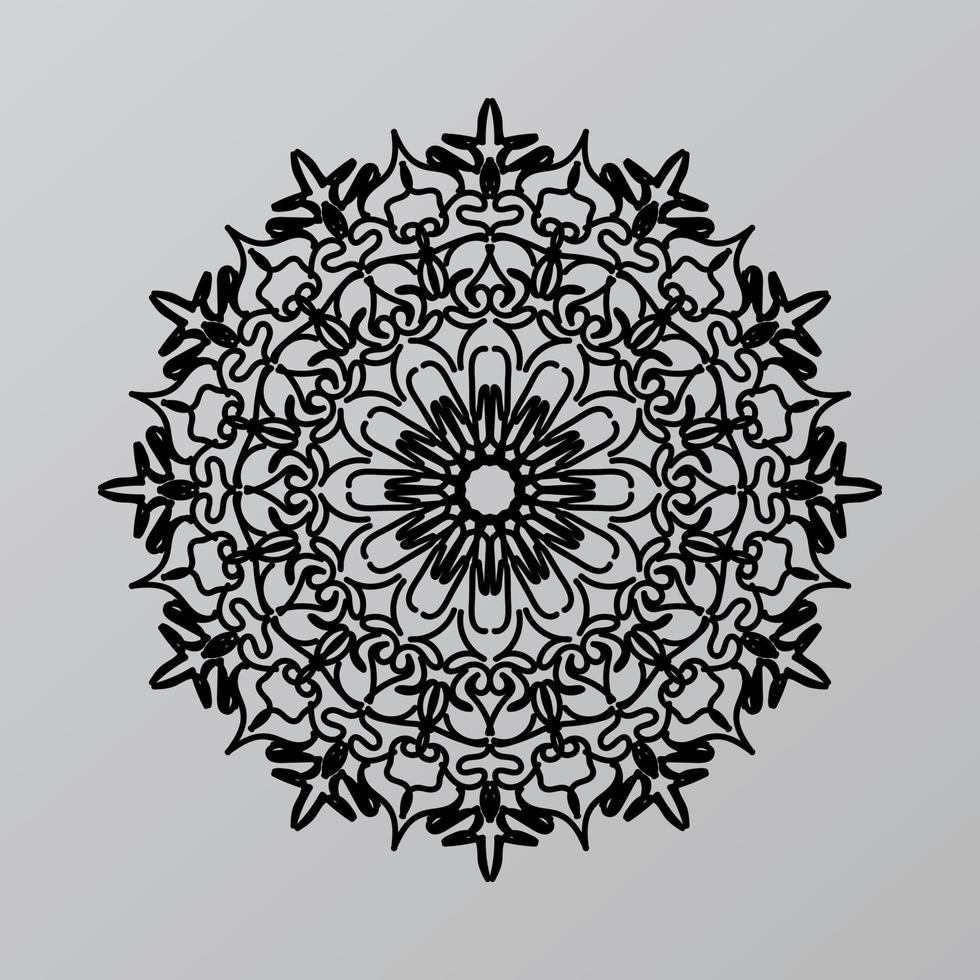 Mandalas für Malbuch. dekorative runde ornamente. ungewöhnliche Blütenform. orientalischer Vektor, Anti-Stress-Therapiemuster. Designelemente zu weben. Yoga-Logos-Vektor. vektor