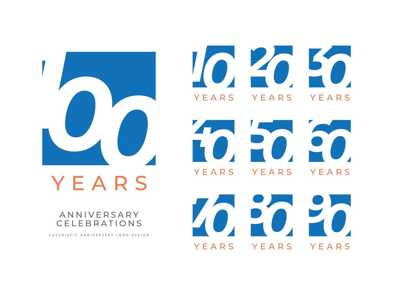 årsdagen firande logotyp samlingar mall vektor