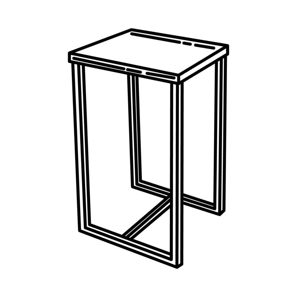 bar tabell ikon. doodle handritad eller disposition ikon stil vektor