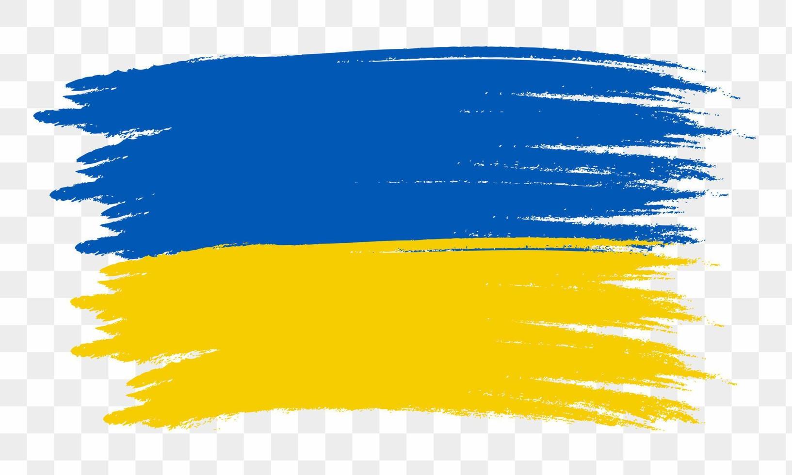 Ukraine-Flagge gesetzt. abstrakte Nationalflagge der Ukraine. Vektorillustration eps10 vektor