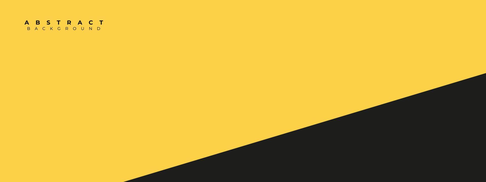 abstraktes gelbes und schwarzes Hintergrunddesign. modernes frisches gelbes Hintergrunddesign vektor