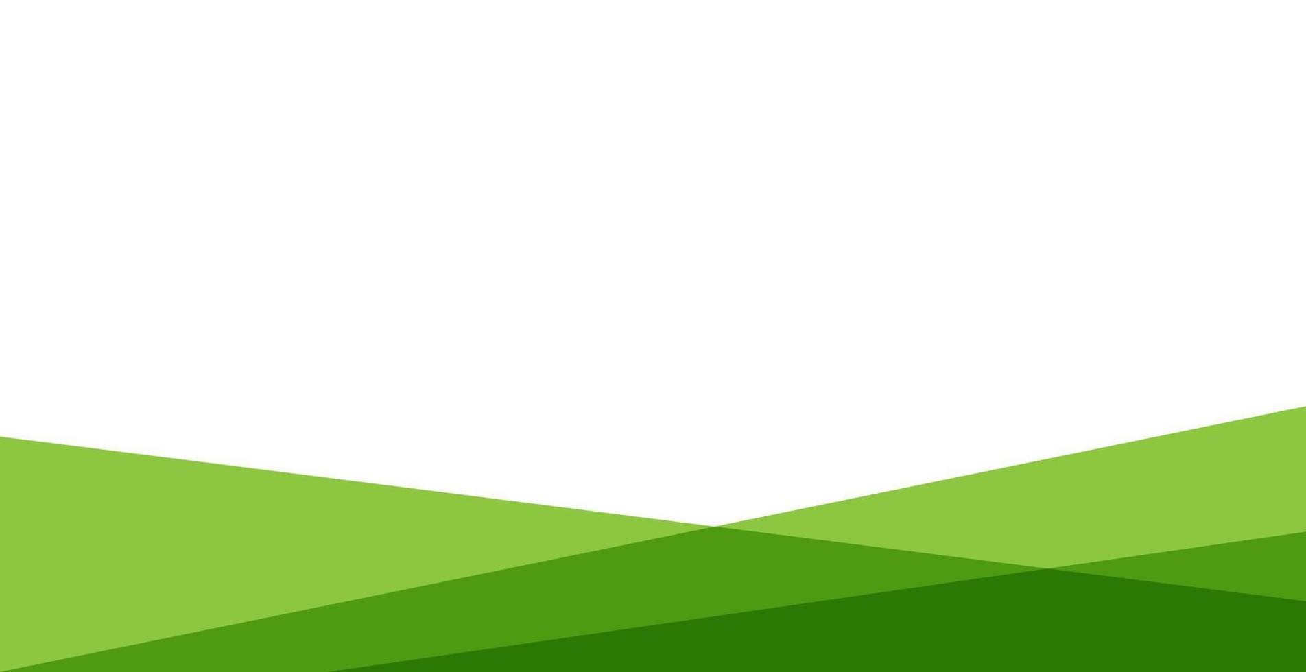 abstrakter grüner Hintergrund. grüner und weißer einfacher und sauberer Hintergrund vektor