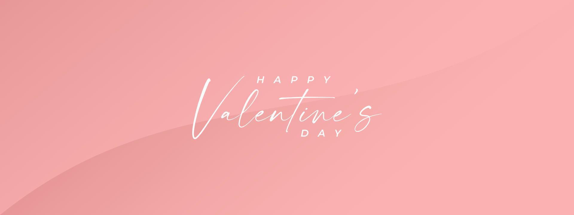 glücklicher valentinstag, valentinstaghintergrund. Valentinstag-Vektor-Banner-Vorlage. Valentinstag-Design mit Leerraum für Text- und Herzelemente in rosa und weißem Hintergrund. Vektor-Illustration vektor