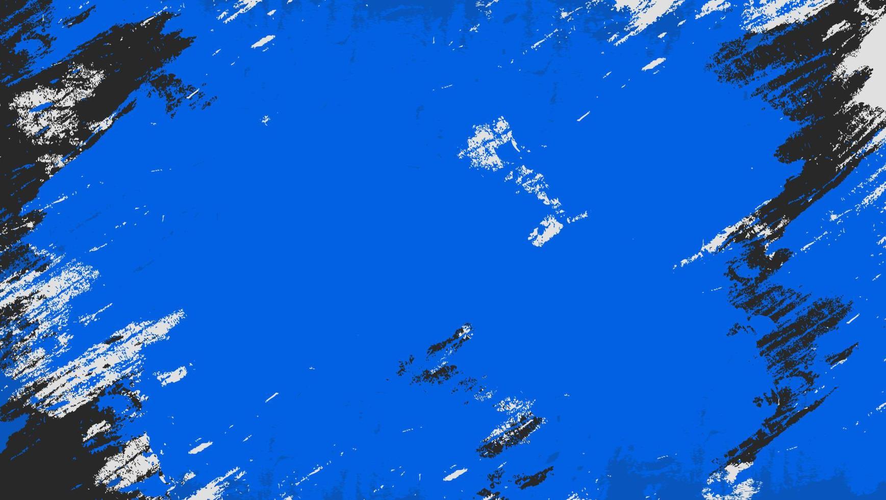 abstrakt färgglada blå svart vit grunge stänk färg ram textur bakgrund vektor