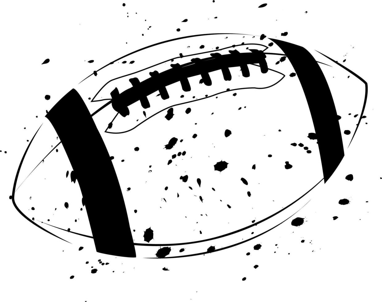 American Football Ball, tolles Design für jeden Zweck. vektor