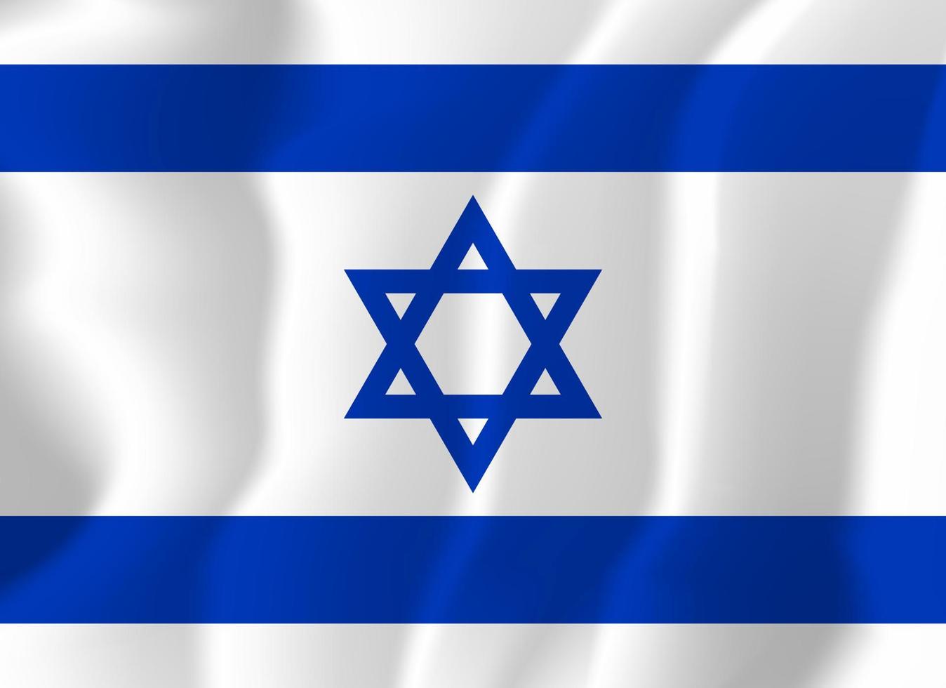 israel nationalflagge wehende hintergrundillustration vektor