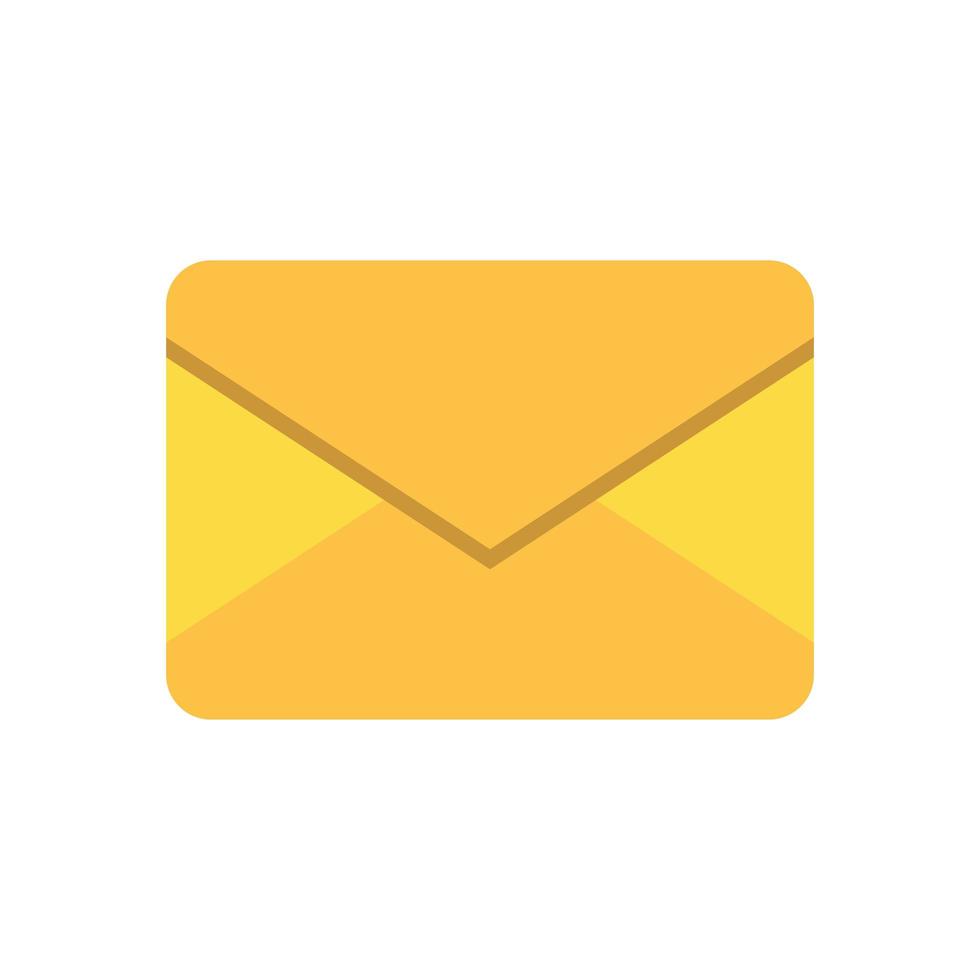 kuvert post posttjänst ikon vektor