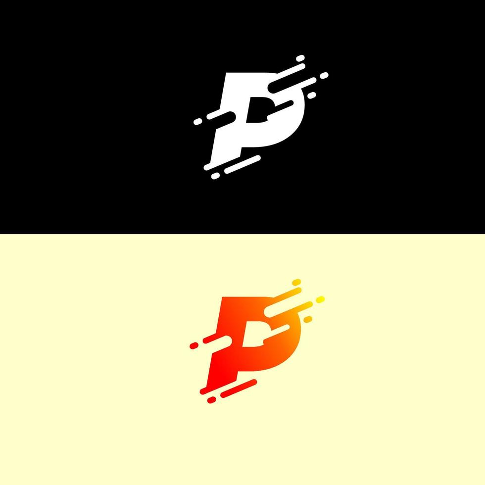 abstrakt alfabetet logotyp formgivningsmall. dynamisk vektor ovanligt teckensnitt. eld med hög hastighet
