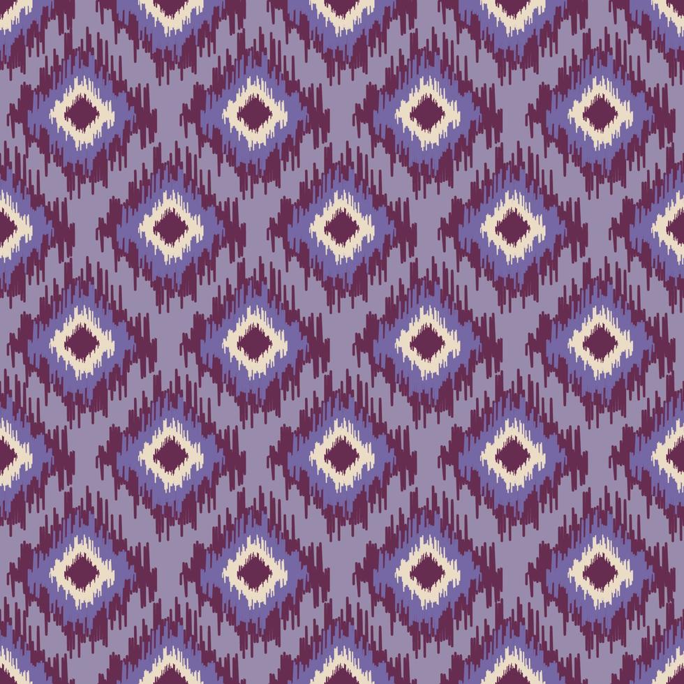 abstrakt etnisk ikat chevron seamless mönster. geometrisk randig folklig prydnad. tribal vektor konsistens. traditionell bakgrund för tyg i asiatiska länder. matta imitation.