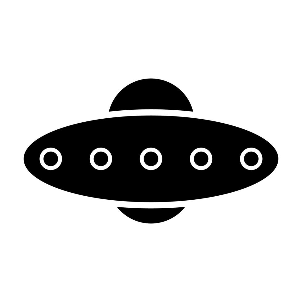 Vektordesign des UFO-Symbolsymbols vektor