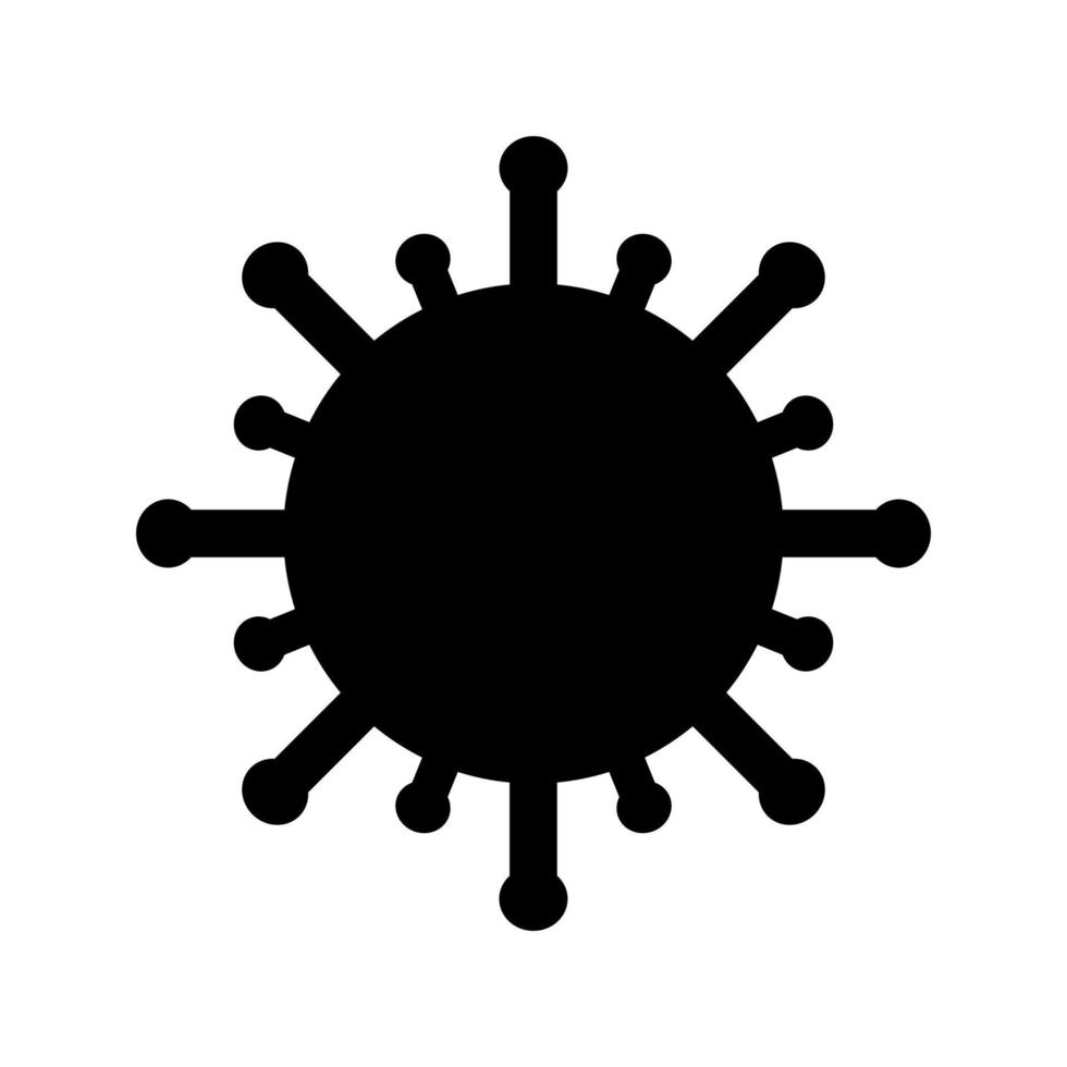 Vektordesign des gefährlichen Corona-Virus-Symbolsymbols vektor