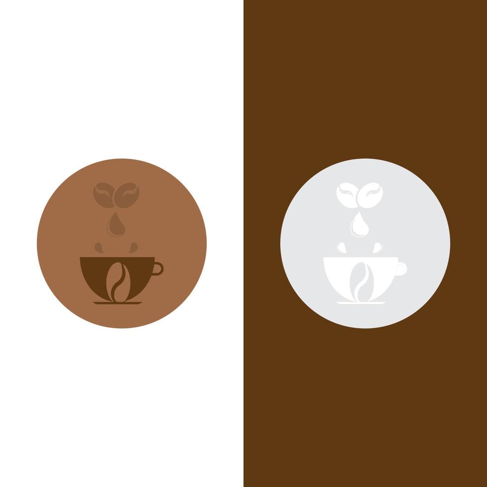 Kaffeebohne Symbol Vektor