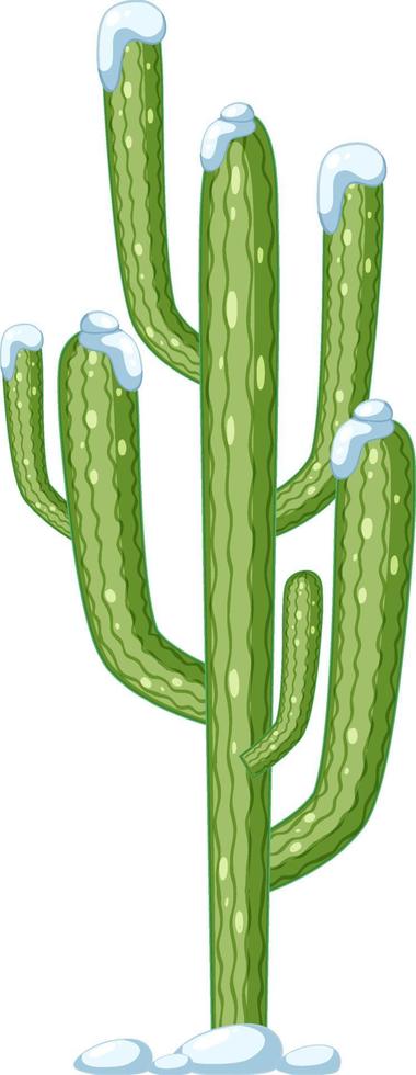 saguaro kaktus isolerad på vit bakgrund vektor