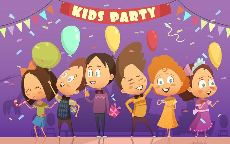 Kinder Party Illustration vektor