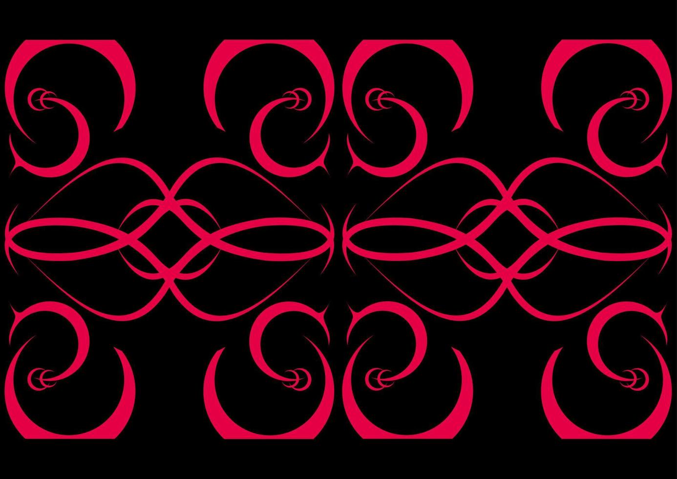 Vektor-Grafik-Design-Muster Ornament mit Strichzeichnungen Tattoo-Stil. einfaches und einzigartiges Design. für Hintergrundbild, Hintergrund, Cover und kann gedruckt werden. moderne Vorlagen. vektor