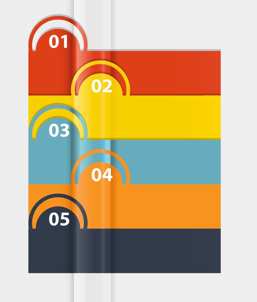 infografiska mallar för affärsvektorillustration. vektor