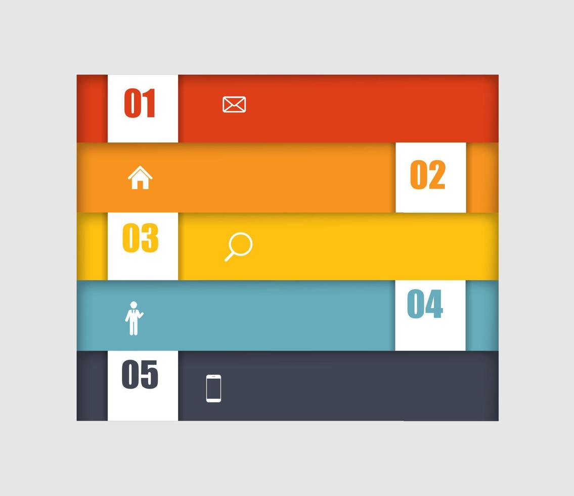 Infografik-Geschäftsschablonen-Vektorillustration vektor