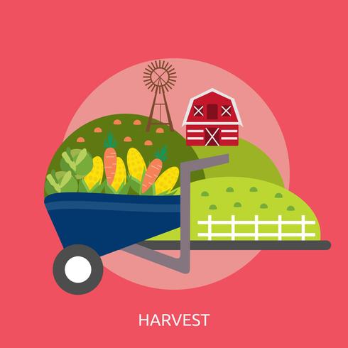 Harvest Konceptuell illustration Design vektor