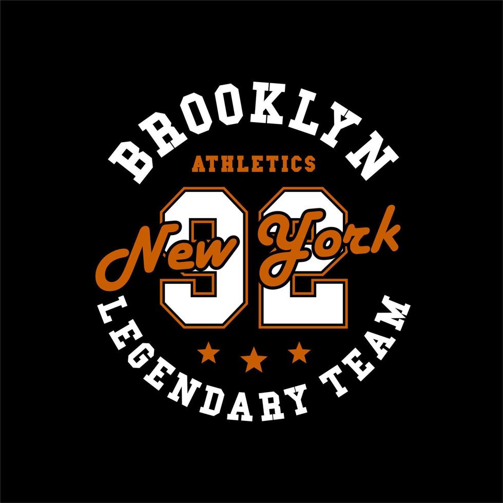 Brooklyn New York legendärer T... vektor