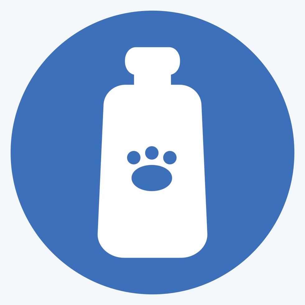 Symbol Milchflasche - langer Schattenstil - einfache Illustration, bearbeitbarer Strich vektor