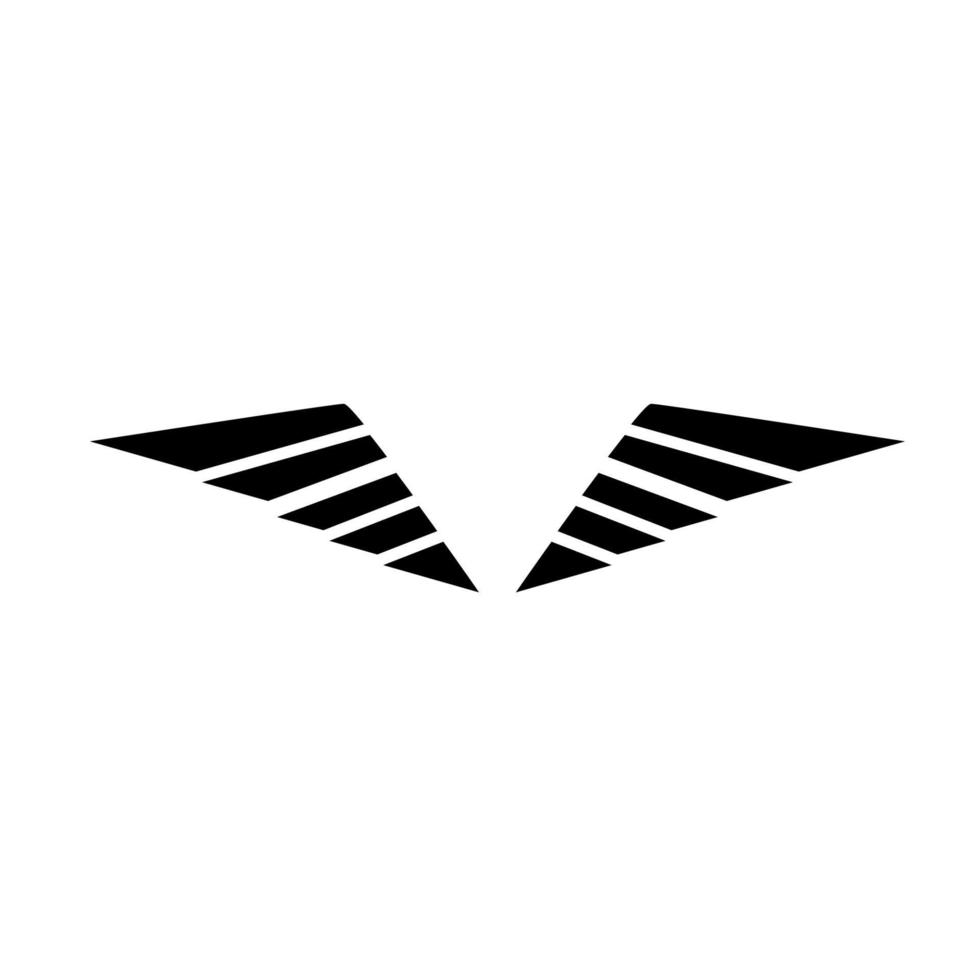 Flügel-Logo-Zeichen vektor
