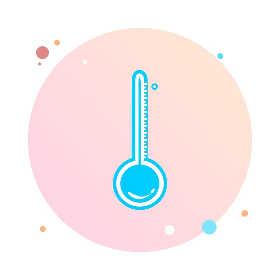 Celsius eller Fahrenheit meteorologi termometrar som mäter värme eller kyla vektorillustration. termometerutrustning som visar varmt eller kallt väder. medicin termometer i platt stil. termometer ikon logotyp. vektor