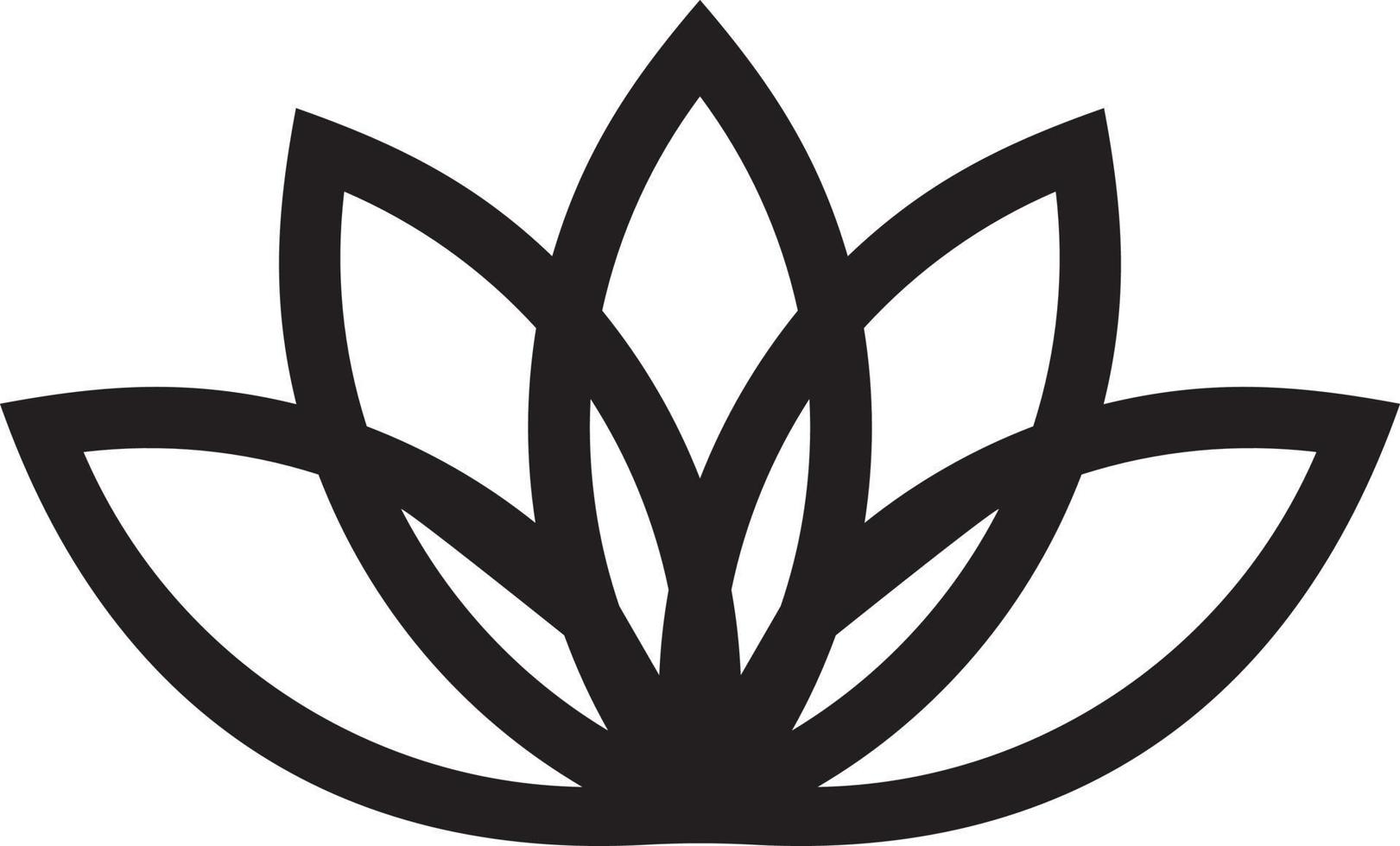 lotusblomma ikon vektor