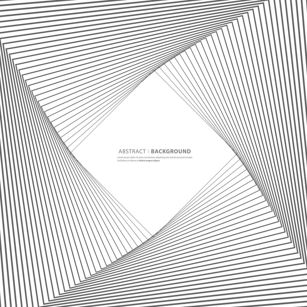 geometrisches Vektormuster. abstrakte Linienstruktur. Vektor-Boxen-Hintergrund. quadratischen Rahmen streichen. kreative Designvorlagen. Abbildung eps 10. vektor