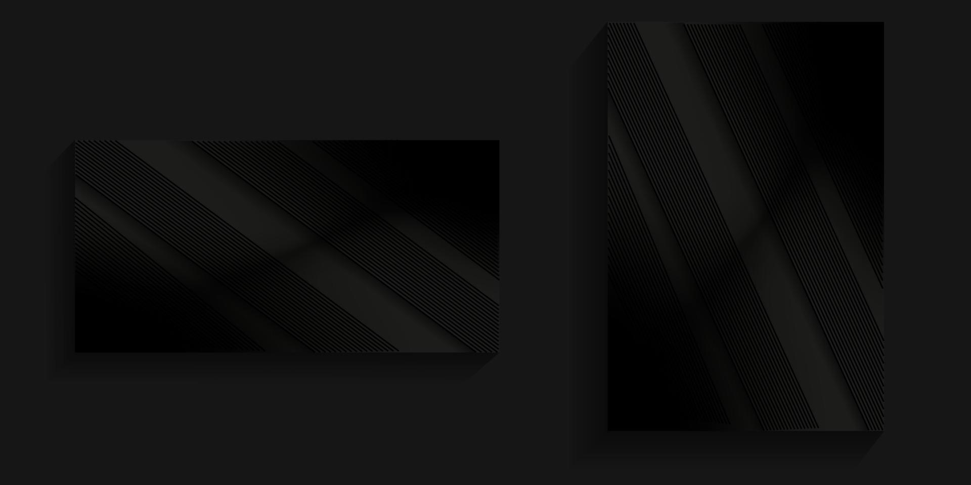 Hintergrund mit dunklen abstrakten Linien für Banner, Social-Media-Hintergründe, Kartenhintergründe, Cover vektor