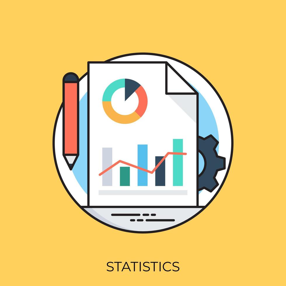 statistische Analysekonzepte vektor