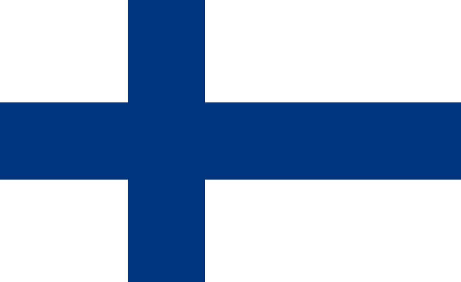 Finnland Flagge Vektor