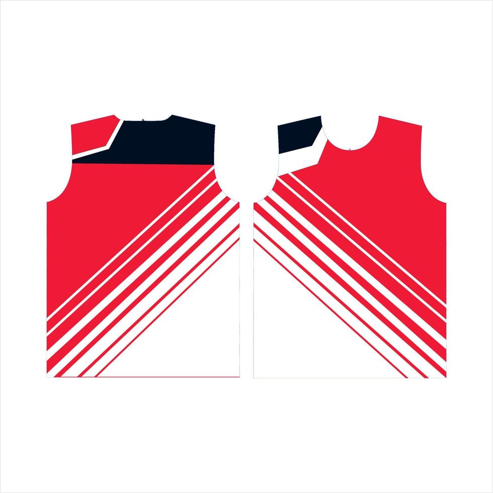 Sport-Trikot-Muster-T-Shirt-Design-Konzept-Vorlage-Vektor-Bild vektor