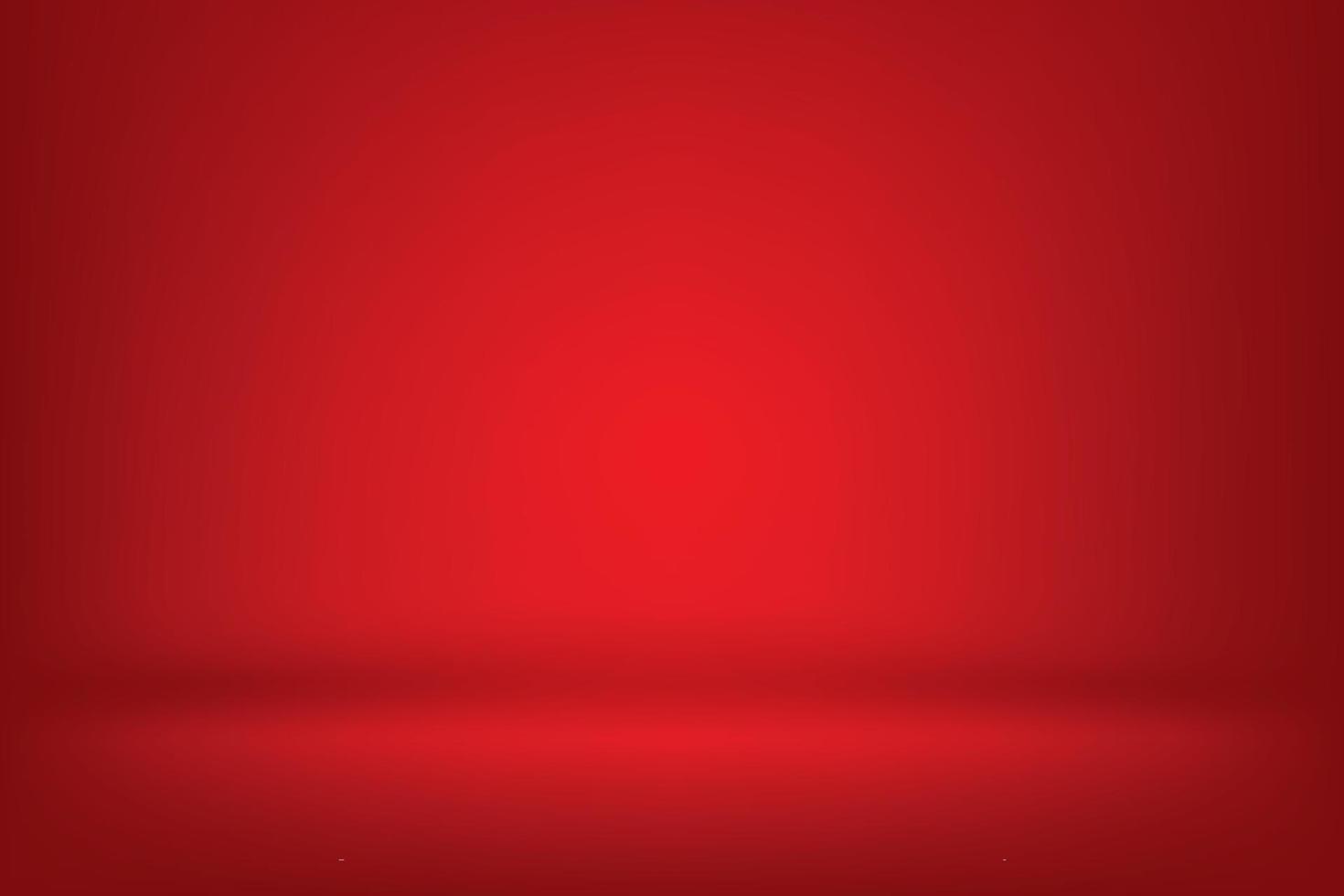 abstrakt gradient bakgrund med röd färg, studio rum mönster. vektor illustration.