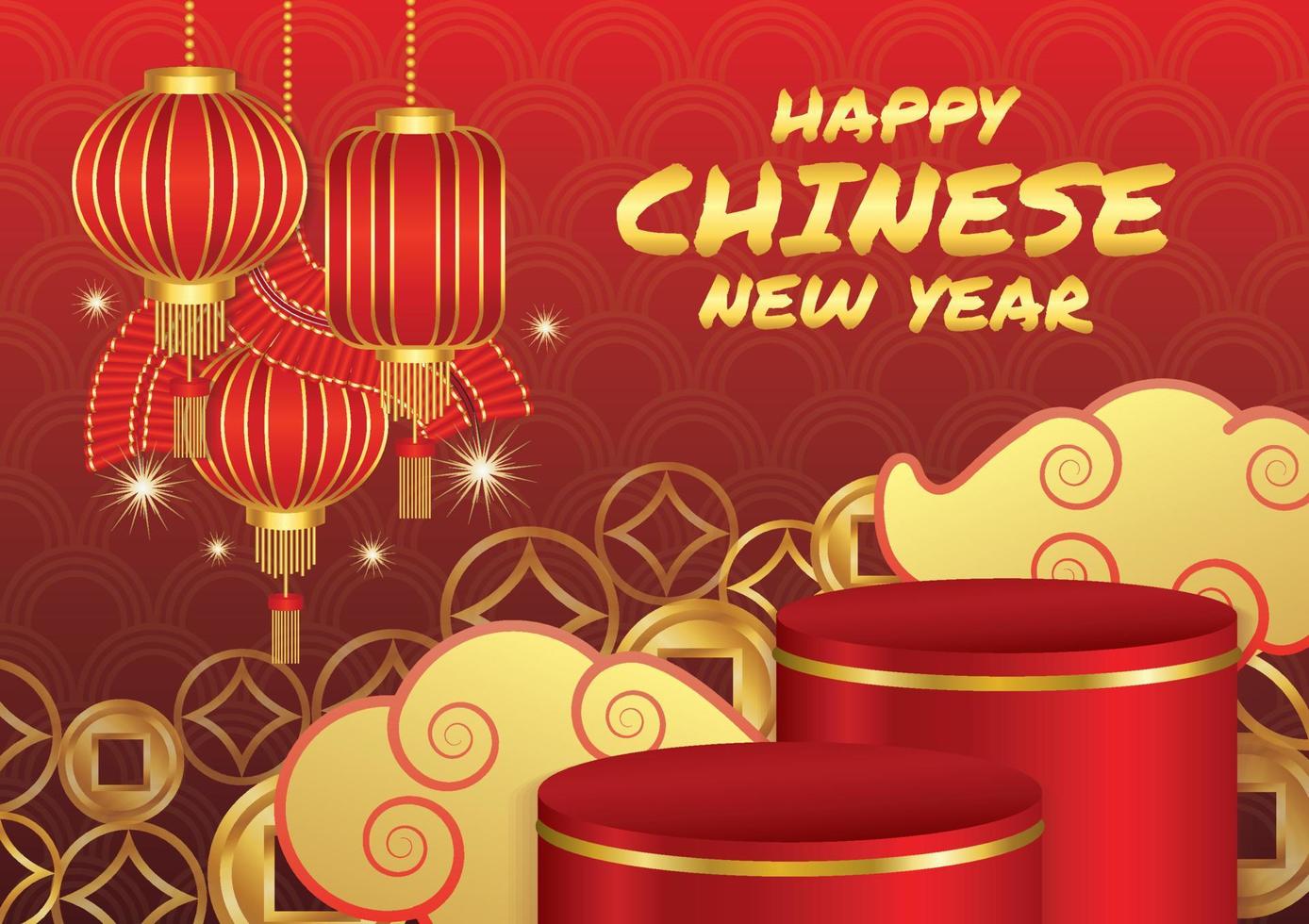 kinesiska nyåret 2022 firande vektor