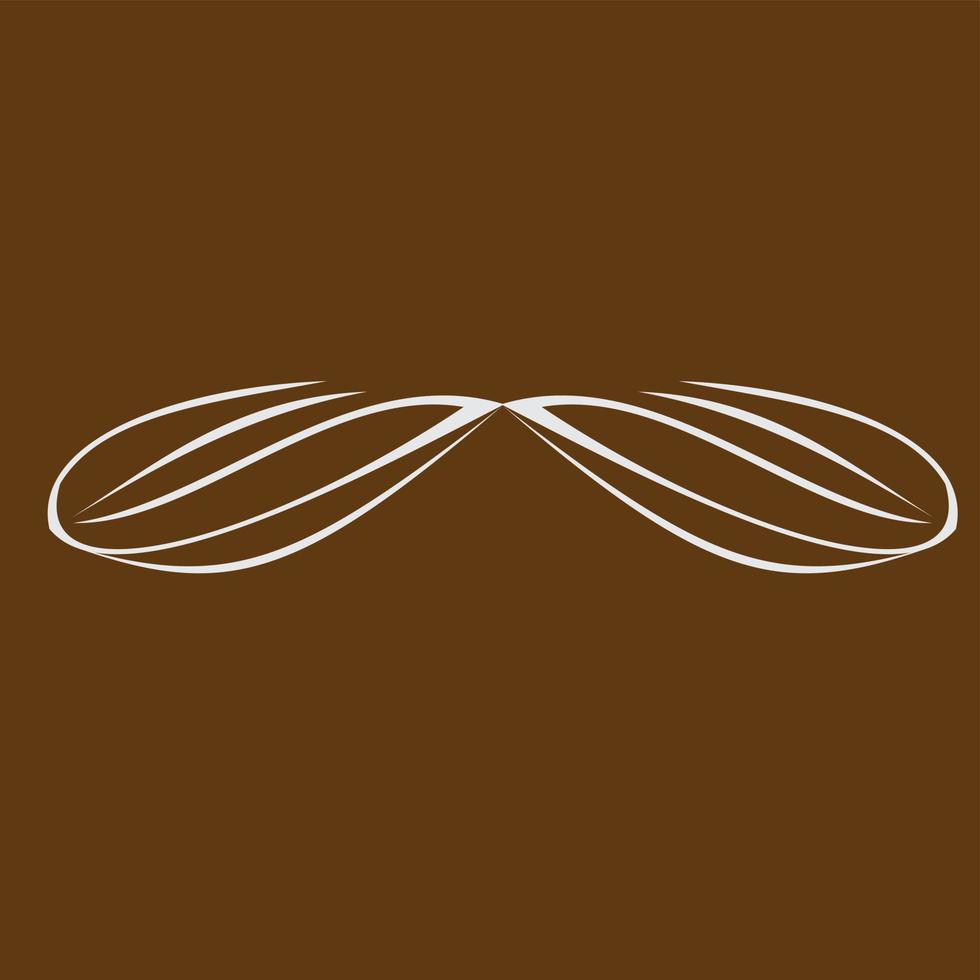 die Kaffeebohne-Grafikdesign-Vektor-Ilustration vektor