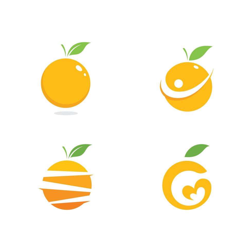 orange Logo-Symbol-Vektor-Illustration vektor