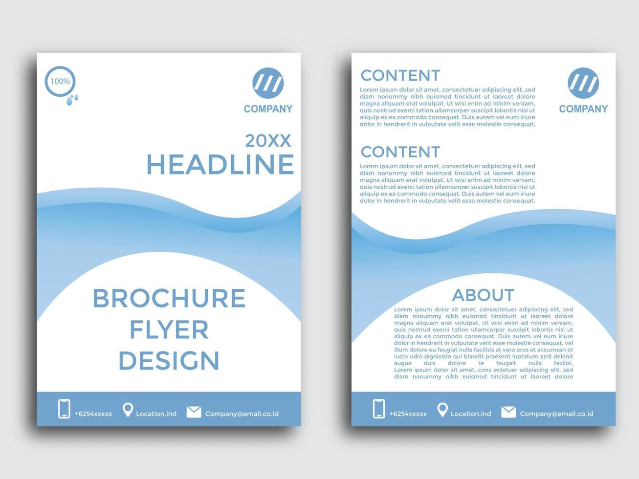 Poster Flyer Broschüre Broschüre Cover Design Layout Raum für Fotohintergrund, Vektorvorlage im A4-Format vektor