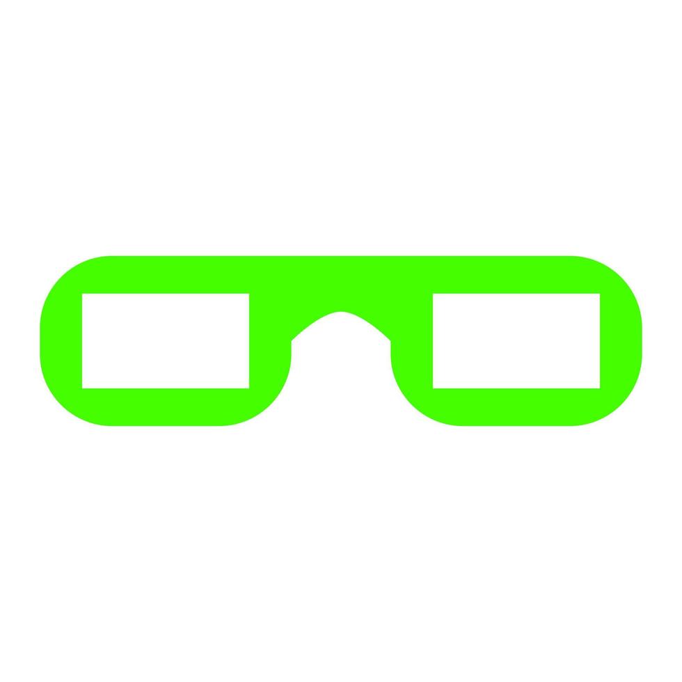 bioglasögon på vit bakgrund vektor